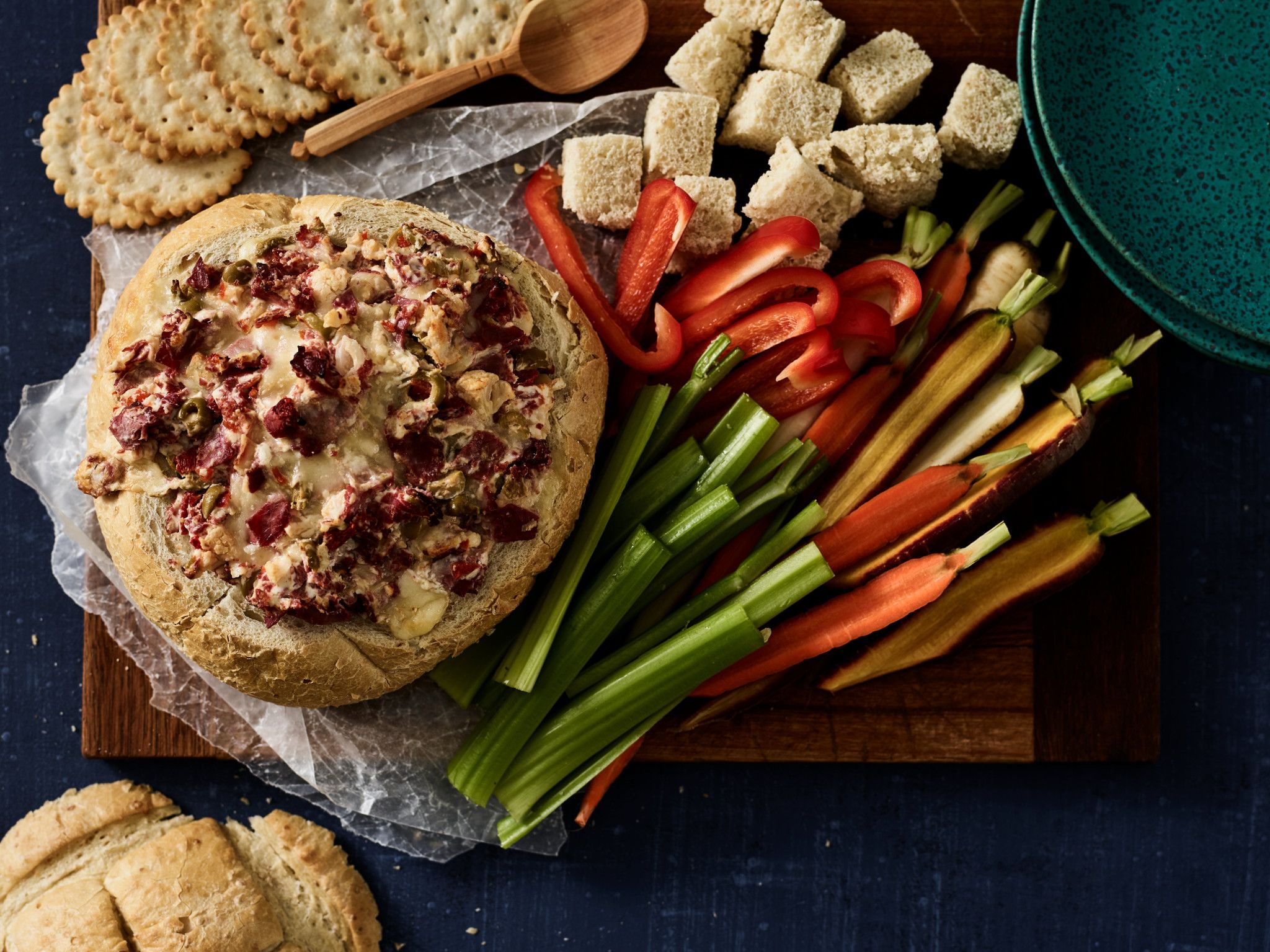 Beef Muffuletta Dip
