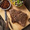 Rocky Mountain Grilled T-Bone Steaks with Charro-Style Beans