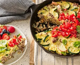 Beef and Veggie Frittata