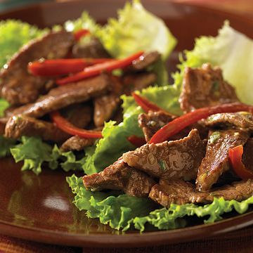Thai Beef Wok'N Roll-Ups