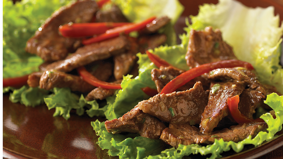 Thai Beef WokN Roll-Ups