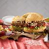 Beef Muffuletta Burger