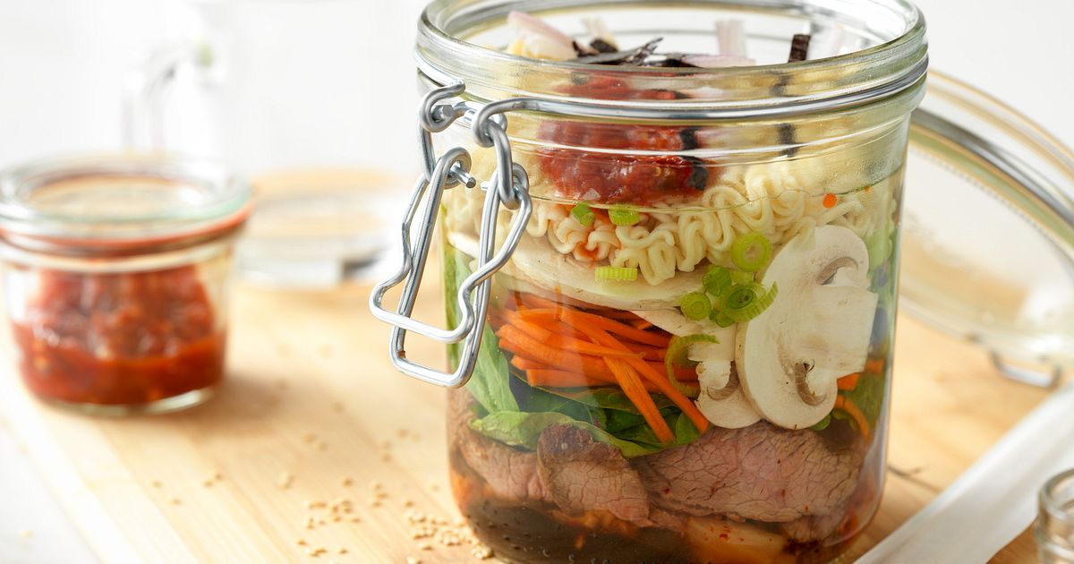 DIY Beef Ramen Noodle Jars | Beef Loving Texans | Beef Loving Texans is ...