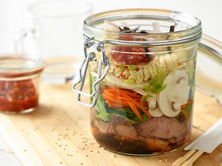 DIY Beef Ramen On The Go