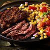 Cowboy Marinated Skirt Steak with Corn Salad