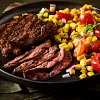 Cowboy Marinated Skirt Steak with Corn Salad