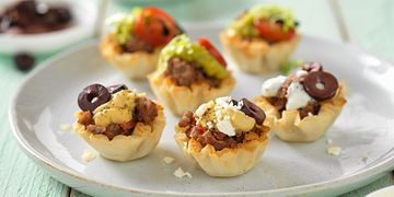 Tiny Greek Beef Tarts