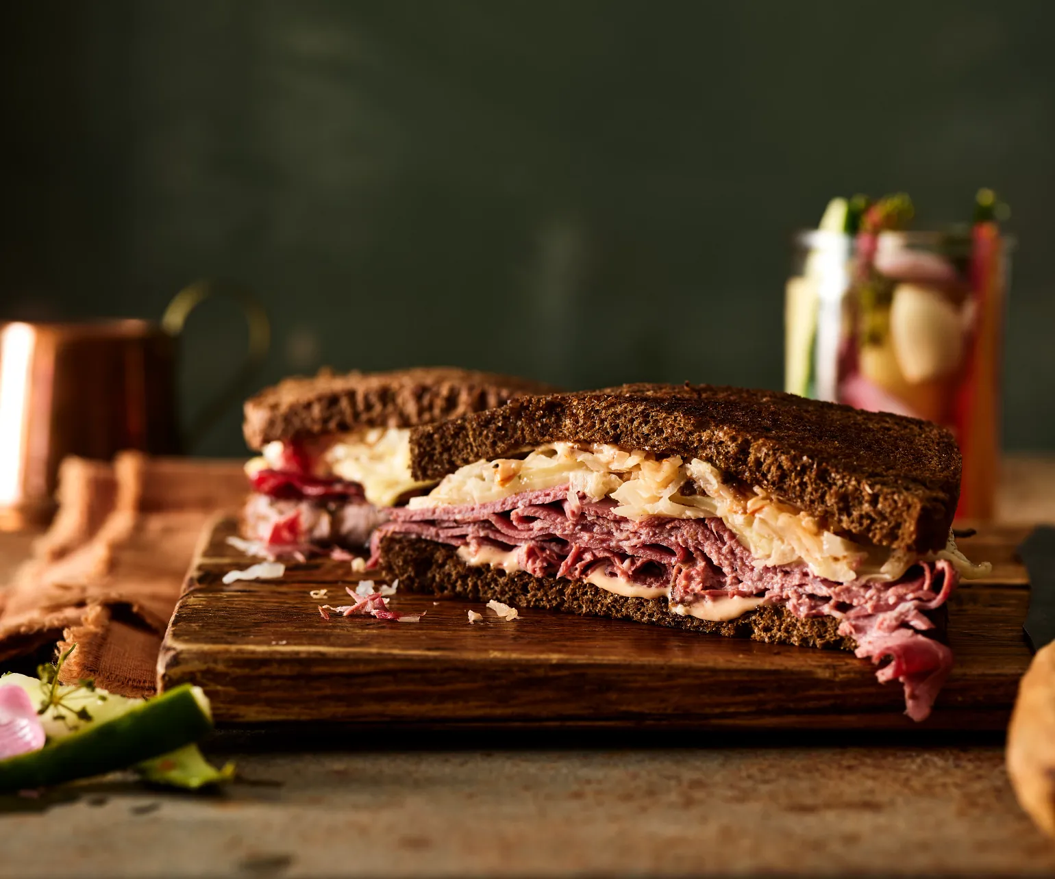 Classic Beef Reuben Sandwich