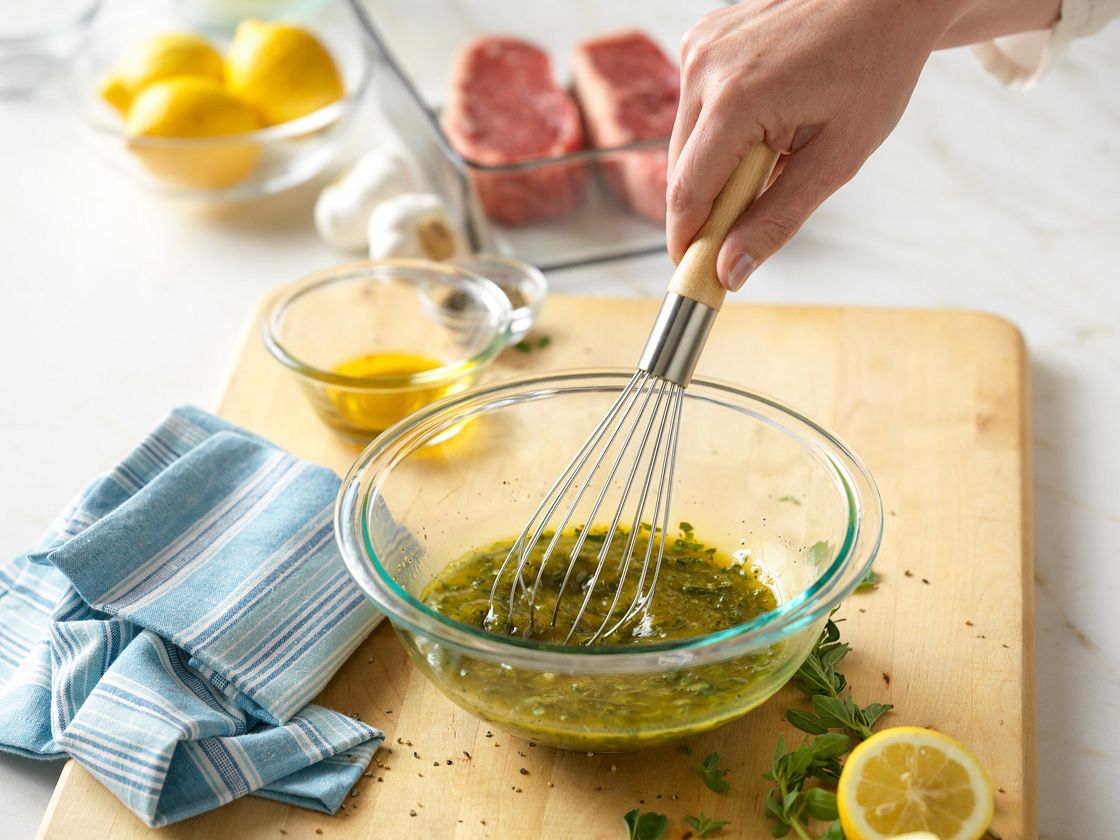 Lemon Oregano Steak Marinade