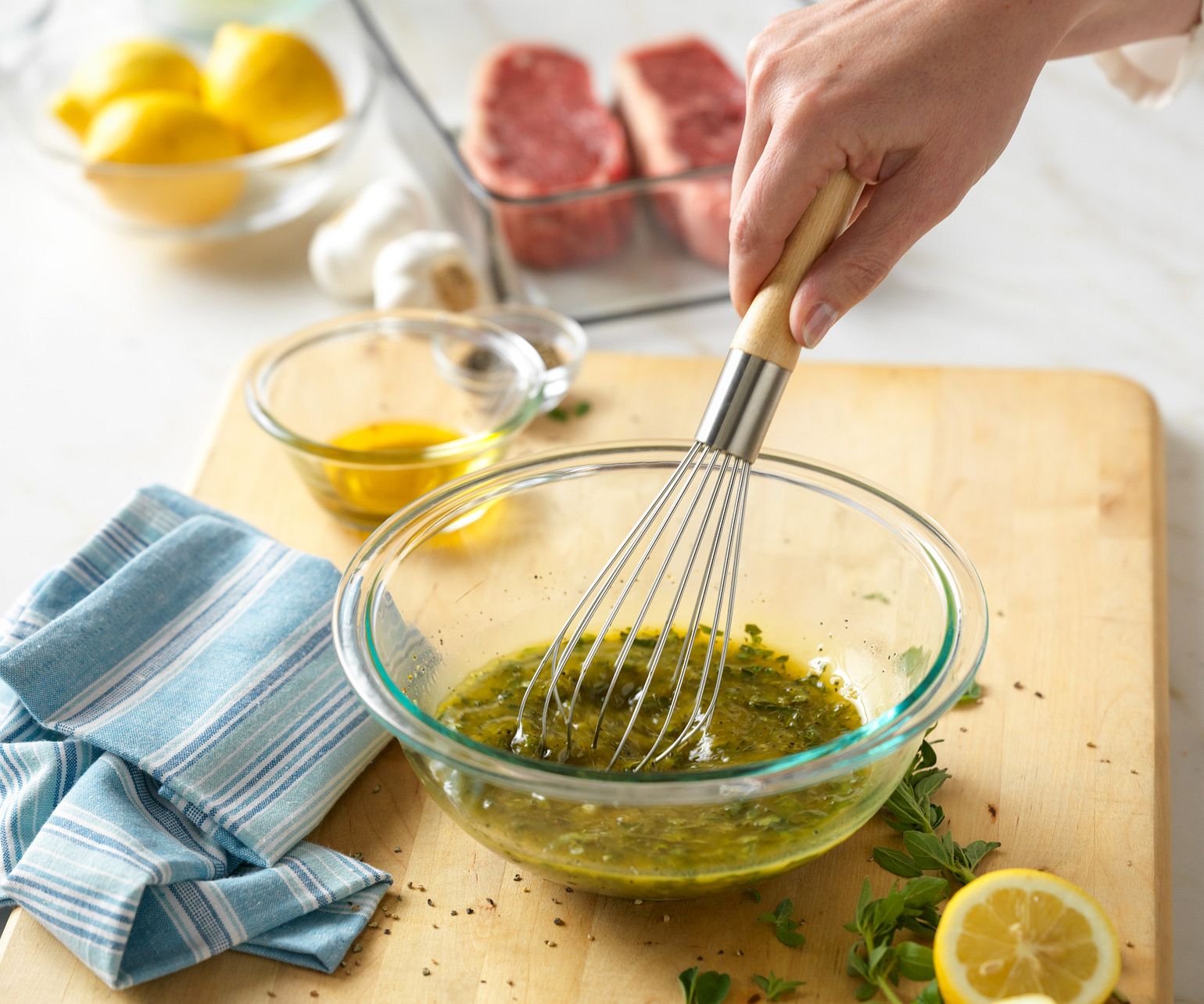 Lemon-Oregano Steak Marinade