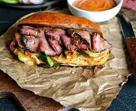 Bulgogi Steak Sandwiches