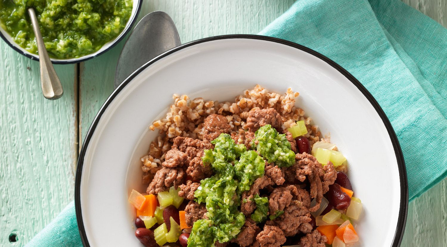 Caribbean Beef and Rice Skillet