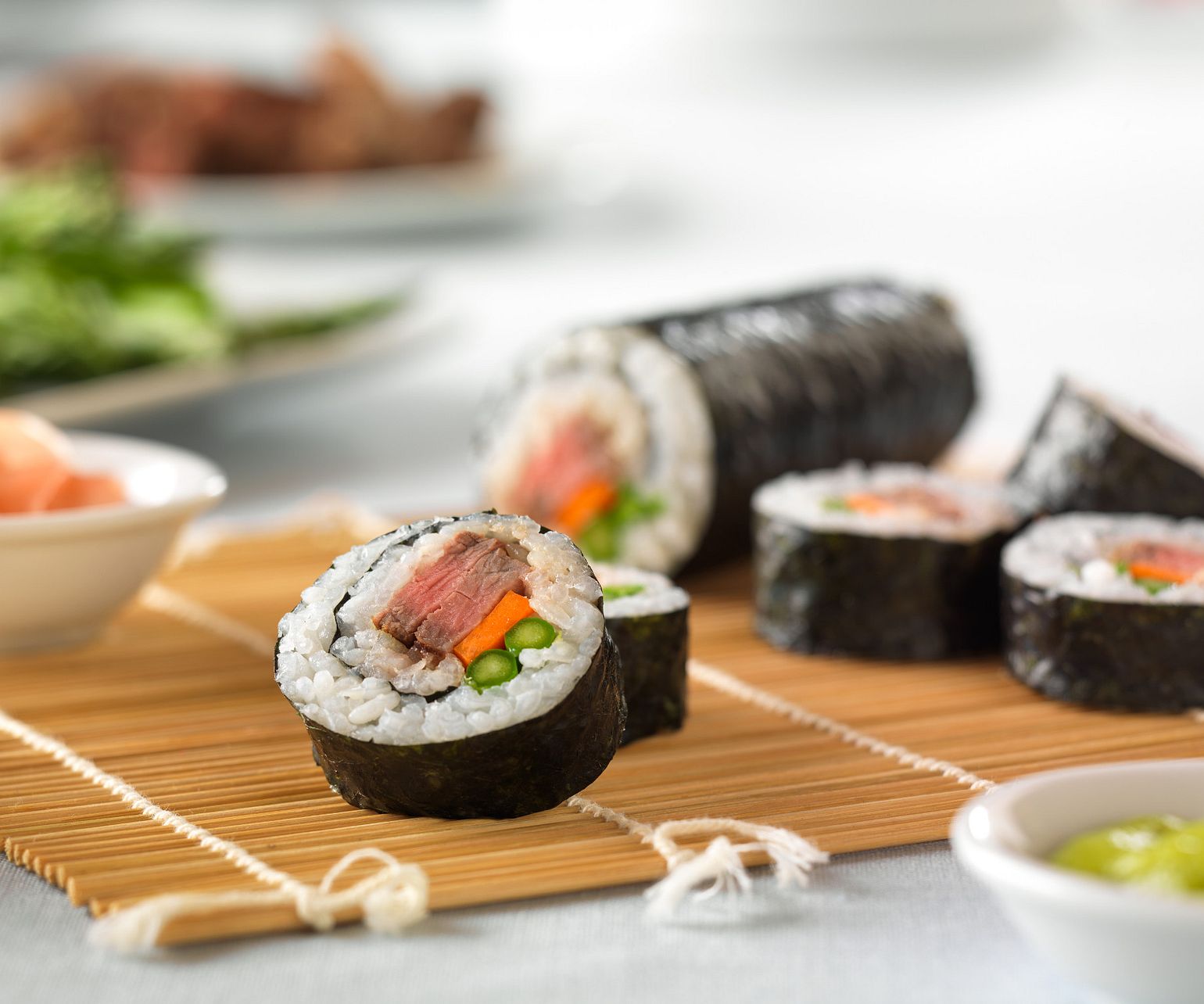 Sushi-Style Beef Roll