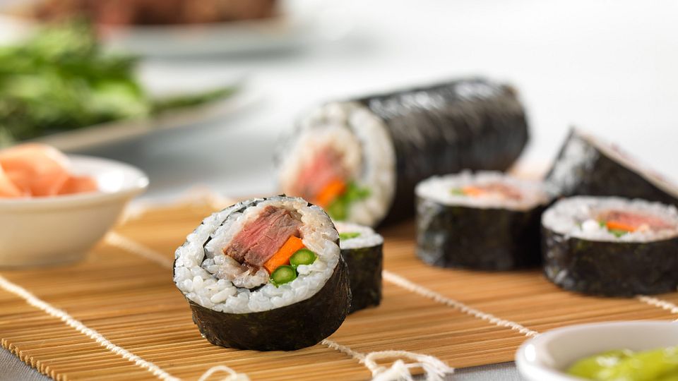 Sushi-Style Beef Roll