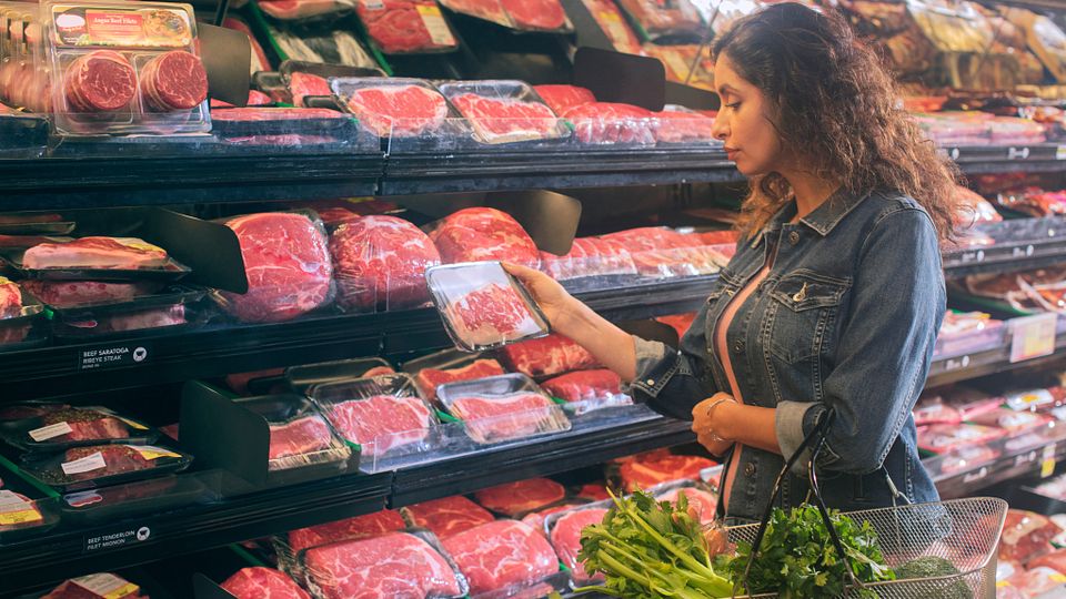 Open meat case