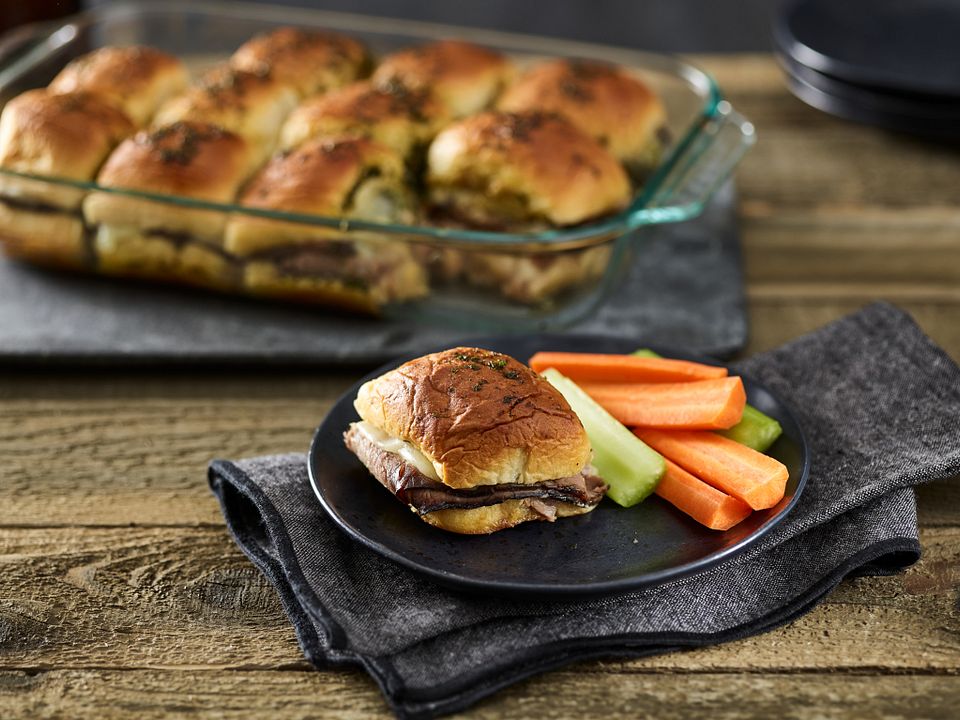 Easy Roast Beef Potluck Rolls