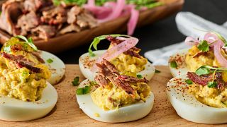 Brisket Deviled Eggs