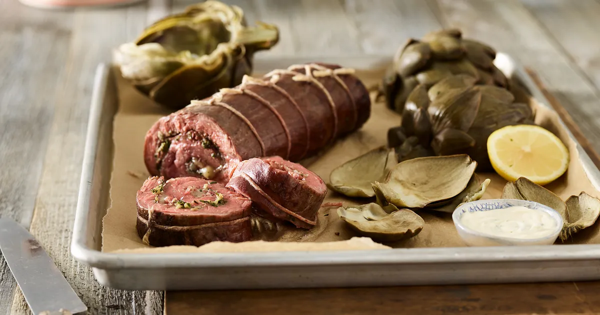 Italian Herb & Cheese-Stuffed Beef Roulade | Beef Loving Texans | Beef Loving Texans is your one-sto