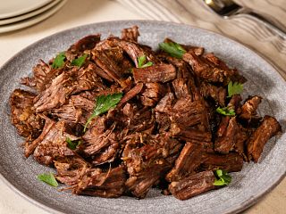 Four-Way Slow Cooker Shredded Beef