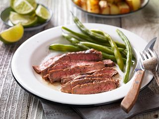 Tangy Lime Grilled Top Round Steak