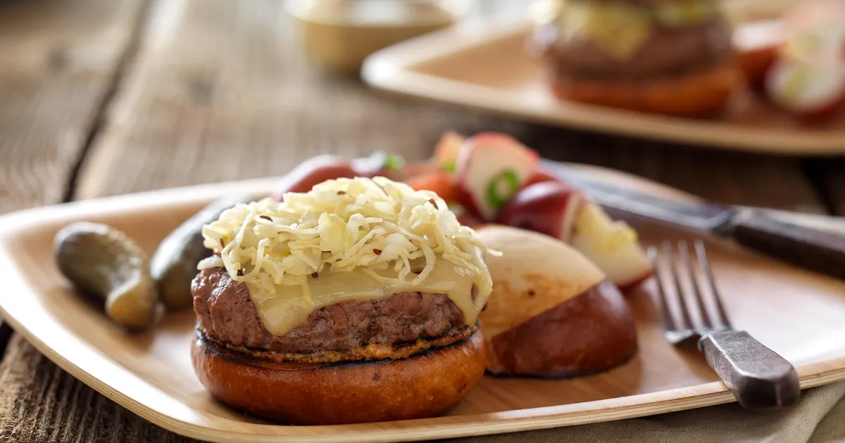 Oktoberfest Beef Burgers | Beef Loving Texans | Beef Loving Texans is your one-stop information center for beef recipes, cooking techniques and real life stories. Lean more about beef today. Brought to you by the Texas Beef Council.