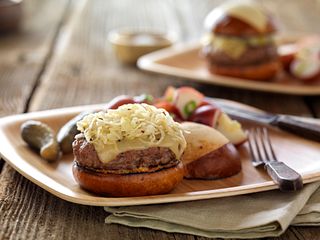 Oktoberfest Beef Burger