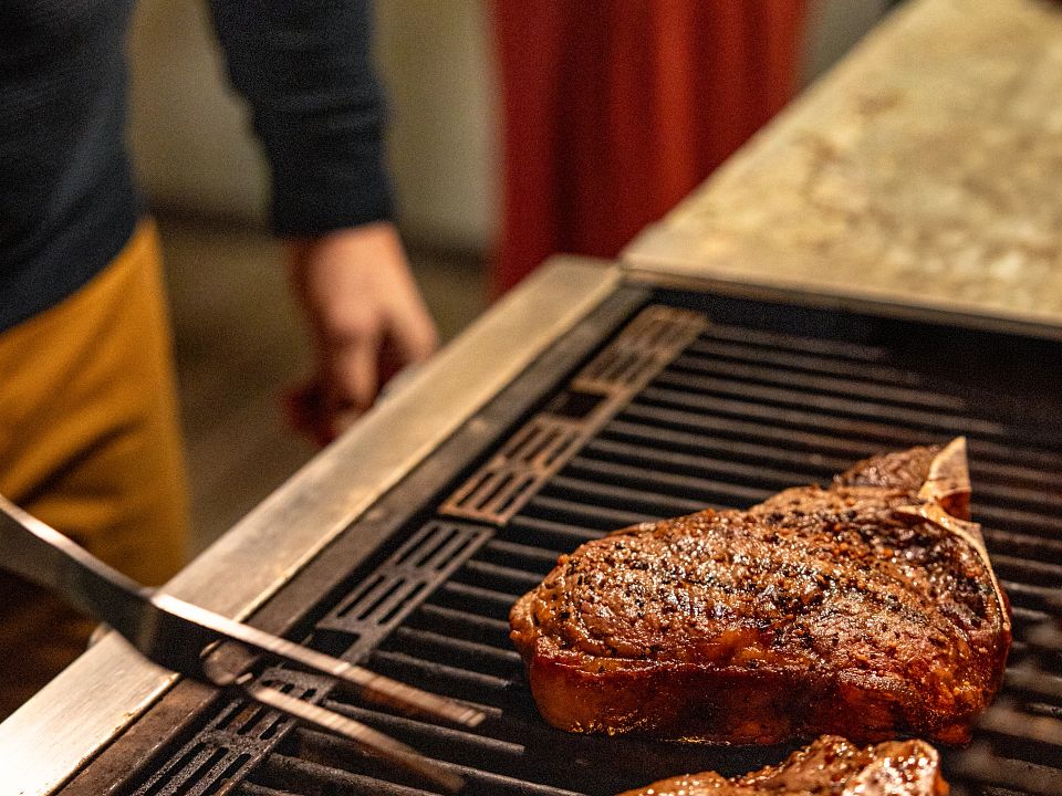 Two Ribeyes On Grill_BDIA