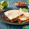 Easy Baked Beef, Bean and Corn Quesadillas