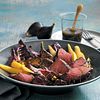 Treviso, Fig & Pear Steak Salad