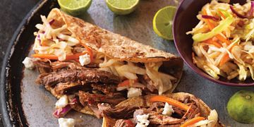 Beer-Braised Spicy Beef Tacos