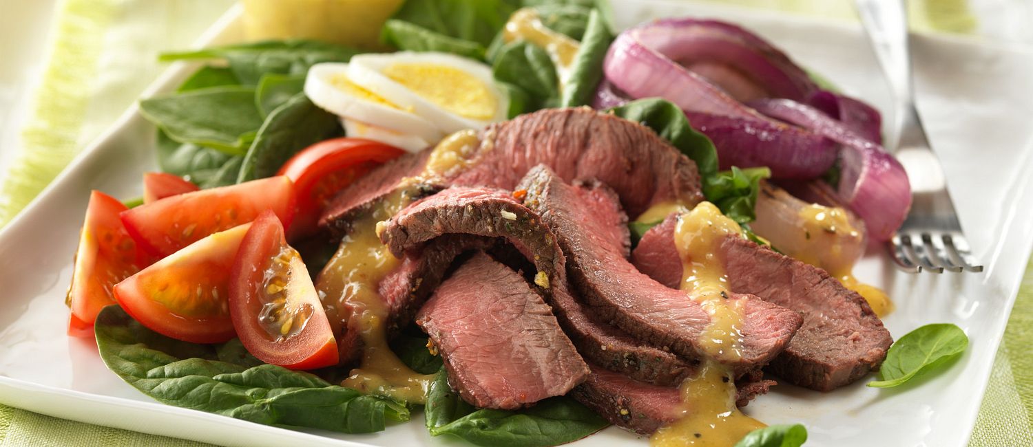 Garlic & Herb Steak Salad | Beef Loving Texans