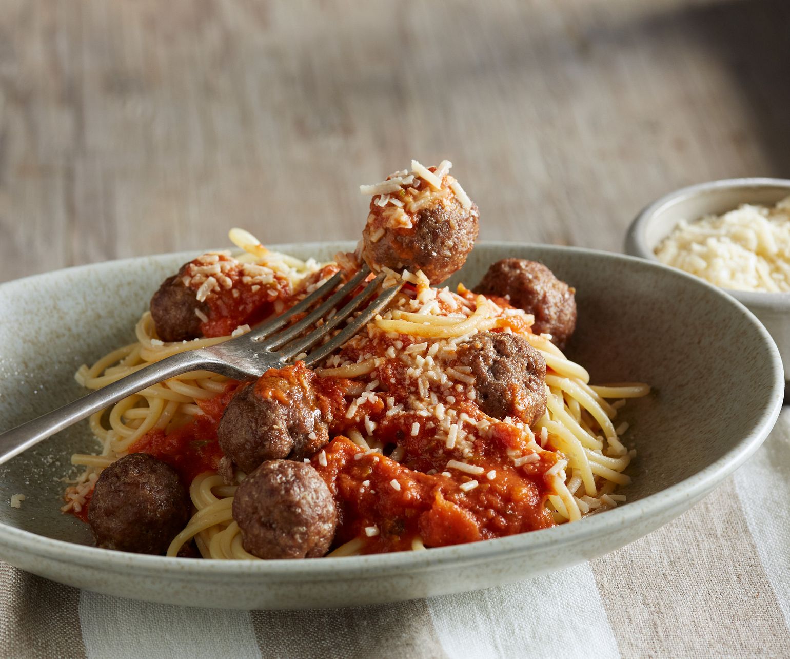 Lean Baked Meatballs Marinara