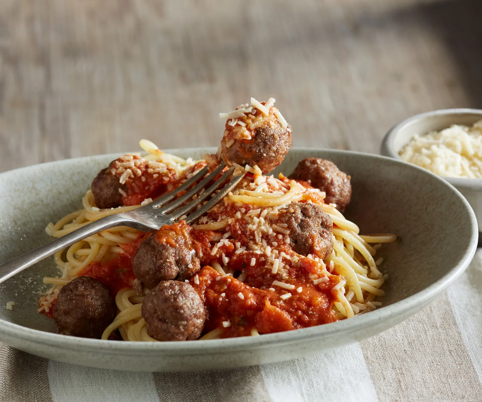 Lean Baked Meatballs Marinara