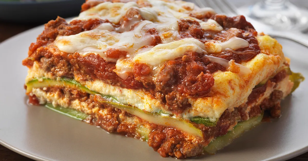 Beef and Zucchini “Noodle” Lasagna | Beef Loving Texans | Beef Loving Texans is your one-stop inform