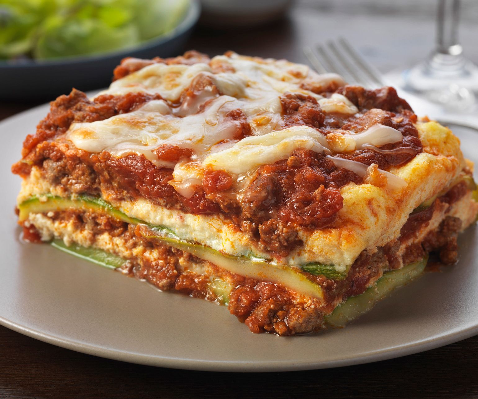 Beef and Zucchini “Noodle” Lasagna