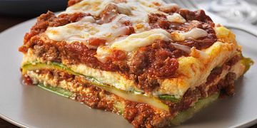 Beef and Zucchini "Noodle" Lasagna