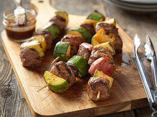 Beef Steak & Potato Kabobs