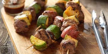 Beef Steak & Potato Kabobs