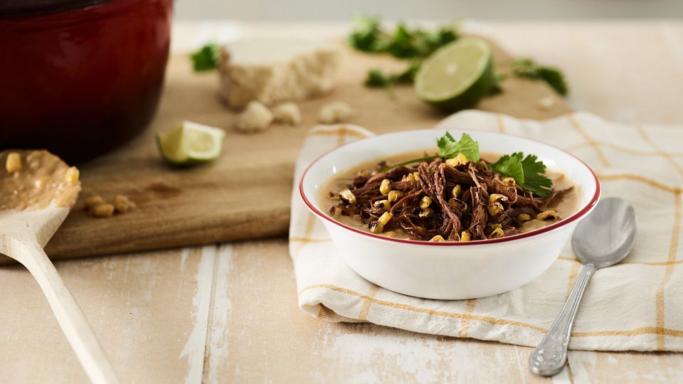Smoked Beef Brisket and Corn Chowder