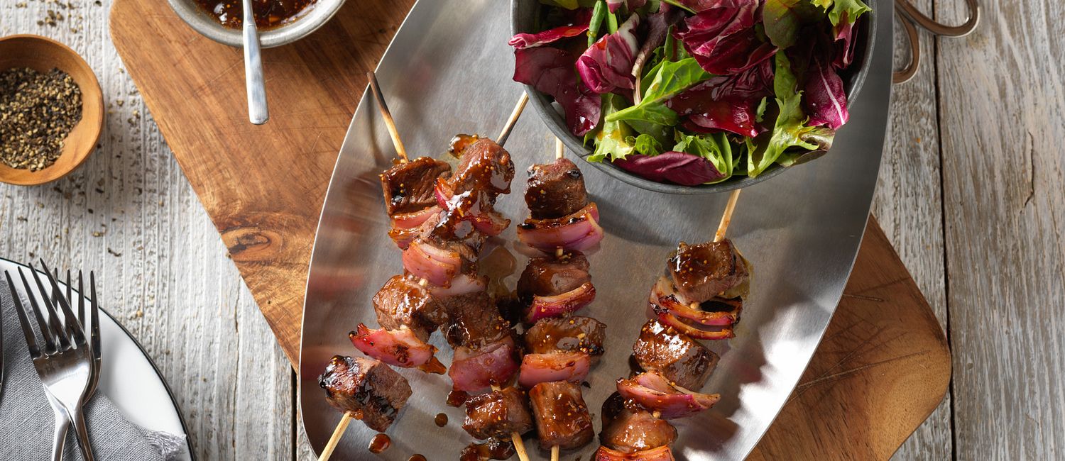 FigBalsamic Glazed Beef Kabobs Beef Loving Texans