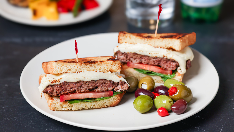 Caprese Smashburger Melts