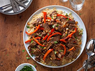 Beef Stir-Fry with Couscous