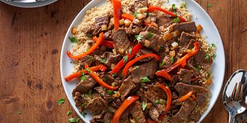Beef Stir-Fry with Couscous