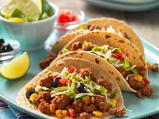Confetti Beef Tacos