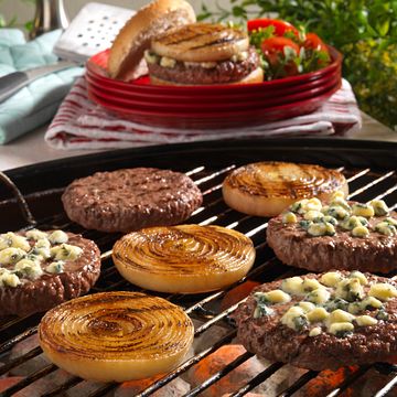 Grilled Onion Cheeseburgers