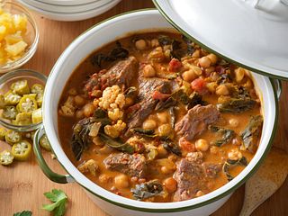 North African Harissa-Braised Beef Stew