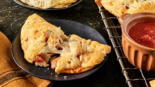 Cheesy Meatball Pockets