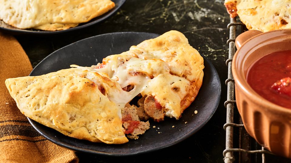 Cheesy Meatball Pockets