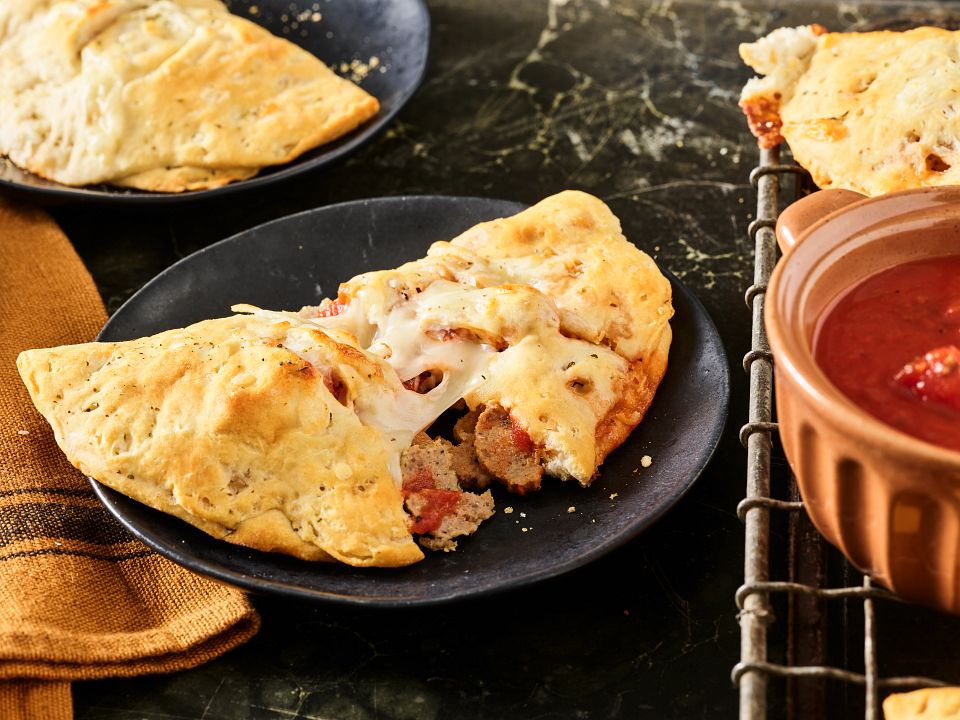 Cheesy Meatball Pockets