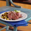 Steak with Grilled Corn Salsa